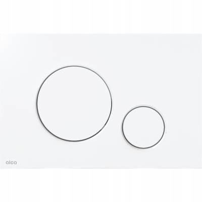 Alcadrain Przycisk sterujący do systemów podtynkowych, biały-połysk M670