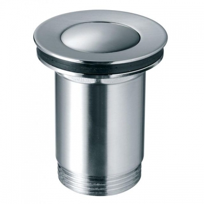 FERRO Korek zamykany klik klak do umywalek bez przelewu CHROM