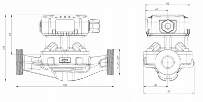 AFRISO Pompa obiegowa APH 360 25-7 180mm 1836000