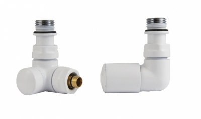 VARIOTERM Zestaw zaworów grzejnikowych „Vision Regulacyjny” Lewy BIAŁY