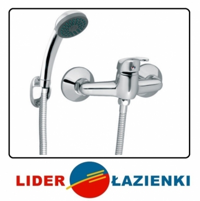 FERRO BASIC bateria natryskowa ścienna z kompletem natryskowym BBC77