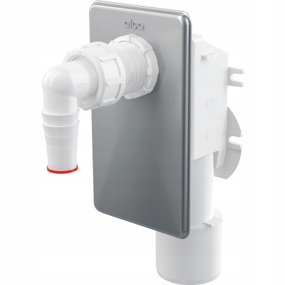 AlcaPlast Syfon pralkowy podtynkowy nierdzewny APS3