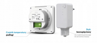 TECH ST-297 v2 bezprzewodowy regulator pok. CZARNY