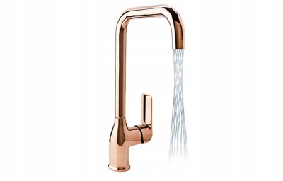 VALVEX AURORA ROSE GOLD Bateria kuchenna stojąca Z perlatorem MIKADO