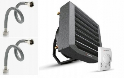 FlowAir Leo S2 zestaw nagrzewnica wodna + PRZEWÓD