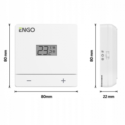 Engo EASY230W Regulator temperatury BIAŁY