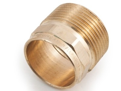 Złączka miedziana 28 x 1' GZ gwint zewnętrzny