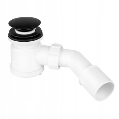 McALPINE Syfon brodzikowy klik klak fi 50 CZARNY