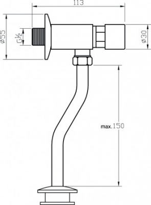 VALVEX URIVEX automatyczny zawór pisuarowy