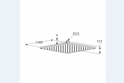 KLUDI A-QA GŁOWICA NATRYSKU 300 MM