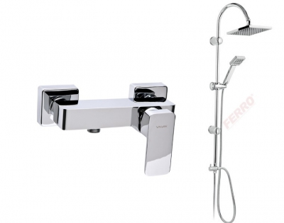 VALVEX LOFT bateria natryskowa deszczownica FERRO