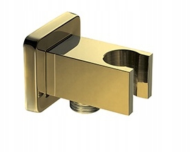 VALVEX KVADRO GOLD przyłącze kątowe i uchwyt ZŁOTE