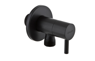 VALVEX black zawór pod baterię 3/8'' CZARNY