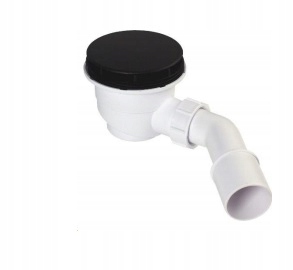 McALPINE Syfon brodzikowy fi 90 CZARNY HC27-MBN-PB