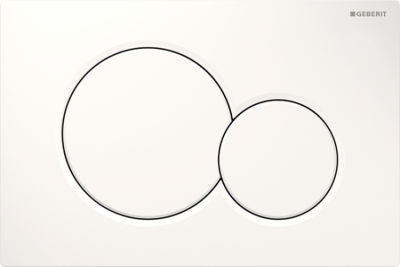 GEBERIT SIGMA01 przycisk uruchamiający przedni do spłuczek podtynkowych UP320 BIAŁY