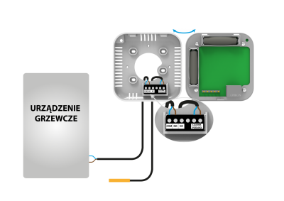 TECH ST-295 v3 Przewodowy regulator pokojowy dwustanowy