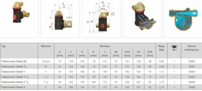 FLAMCO Flamcovent Smart separator powietrza DN 25  1 cal