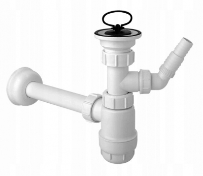 McALPINE syfon umywalkowy z podłączeniem pralki