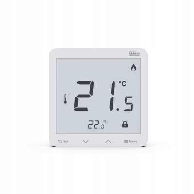 TECH R-8S PLUS dedykowany regulator pokojowy BIAŁY