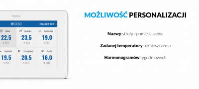 TECH M-9R  CZARNY PRZEWODOWY PANEL KONTROLNY Z MODUŁEM WiFi (montaż podtynkowy)