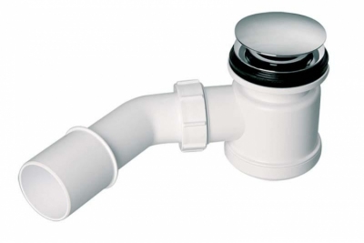 McALPINE HC26CLCP  Syfon brodzikowy 50 , KLIK KLAK z elementem umożliwiającym czyszczenie od góry