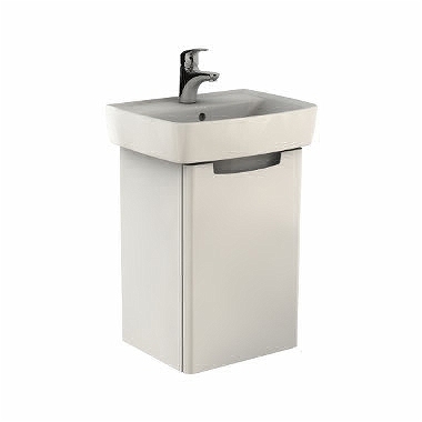 KOŁO SZAFKA WISZĄCA PODUMYWALKOWA REKORD 40,7 X 59,1 X 34,3 CM, BIAŁY POŁYSK