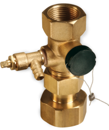 AFRISO Szybkozłącze ASK, do naczynia wzbiorczego, z zaworem rewizyjnym, 2x GW G3/4