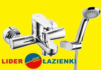 FERRO ALGEO bateria wannowa + zestaw natryskowy