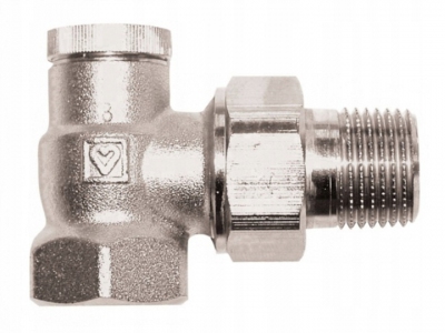 HERZ zawór odcinający powrotny kątowy 1/2