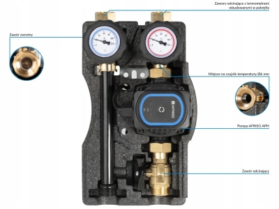AFRISO Grupa pompowa BPG 240, DN20, pompa AFRISO APH / 9024000