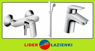 HANSGROHE LOGIS umywalkowa + natryskowa + CROMETTA