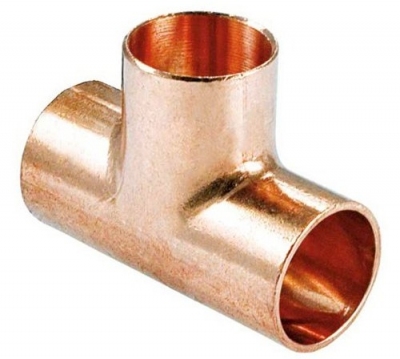 Trójnik miedziany fi 35