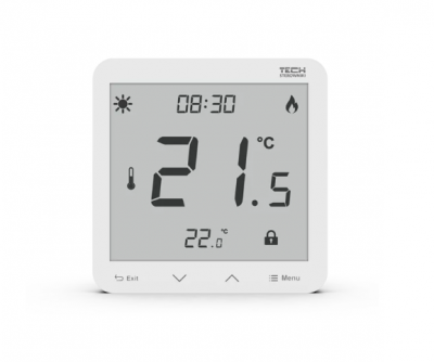 TECH ST-297Z v3 przewodowy regulator 230V BIAŁY