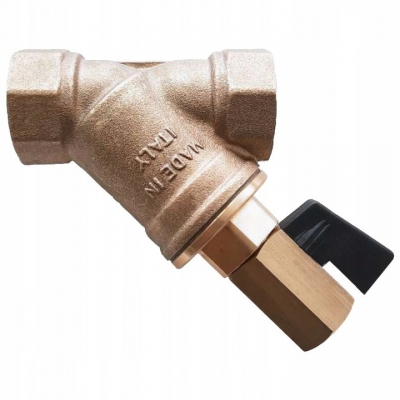 Filtr wody skośny z magnesem neodymowym 1'