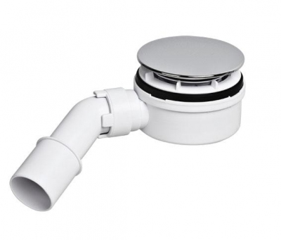 McALPINE HC2730LCPN-PB  Syfon brodzikowy 90 z elementem umożliwiającym czyszczenie od góry