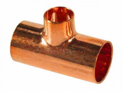 Trójnik miedziany 18 x 15 x 18 redukcyjny