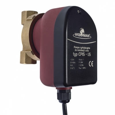 WEBERMAN / FERRO / RED Pompa do cyrkulacji C.W.U. typ CP 15-1.5