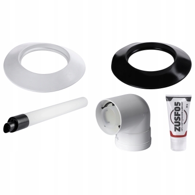 ALMEVA LIK Zestaw odprowadzania spalin przez ścianę 60/100 SETKW5