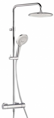 KLUDI FRESHLINE dual shower system  z termostatem , deszczownica 250 mm