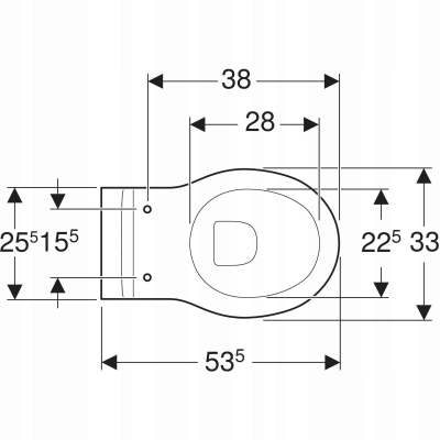 Geberit Bambini miska wisząca WC dla dzieci 201700000