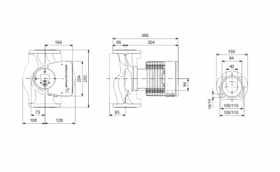 GRUNDFOS Pompa C.O. MAGNA3 40-150 F 97924271