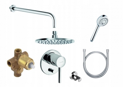 KLUDI BOZZ zestaw podtynkowy prysznicowy komplet 7w1