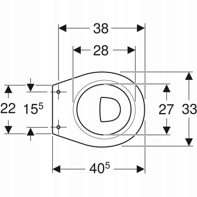 Geberit Bambini miska stojąca WC dla dzieci 500.916.00.1