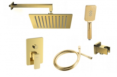 VALVEX LOFT GOLD zestaw podtynkowy prysznicowy ZŁOTY
