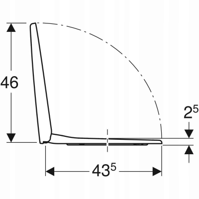 KOŁO NOVA PRO deska sedesowa wolnoopadająca M30124 do krótkiej miski M33125