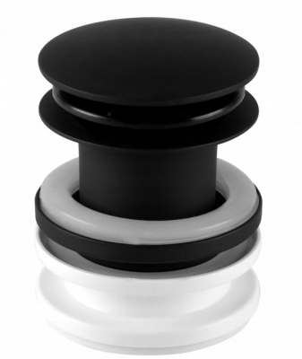 MCALPINE korek klik-klak umywalki CZARNY mosiężny