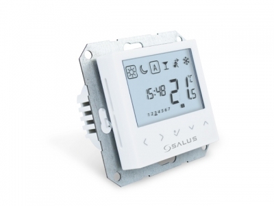 SALUS BTRP230(50) Przewodowy, podtynkowy, cyfrowy regulator temperatury - tygodniowy, 230V, montaż do ramki 55x55