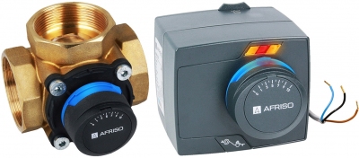 AFRISO zawór 3-drog 2' ARV 387 + siłownik elektryczny ARM 343 ProClick