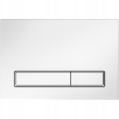 BLUE RAFA M08V1 GLASS przycisk spłukujący SZKŁO BIAŁE