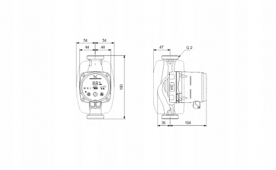 GRUNDFOS Pompa C.O. ALPHA2 32-80 99411263